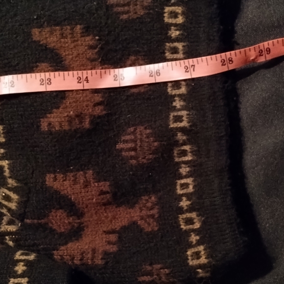 Woman's Zip up Wool Hoodie/Jacket TEJLDOS ATAHUALPA  28"Long x 25" Wide - Picture 6 of 8